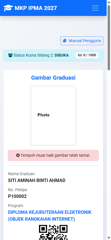 Dashboard di telefon bimbit